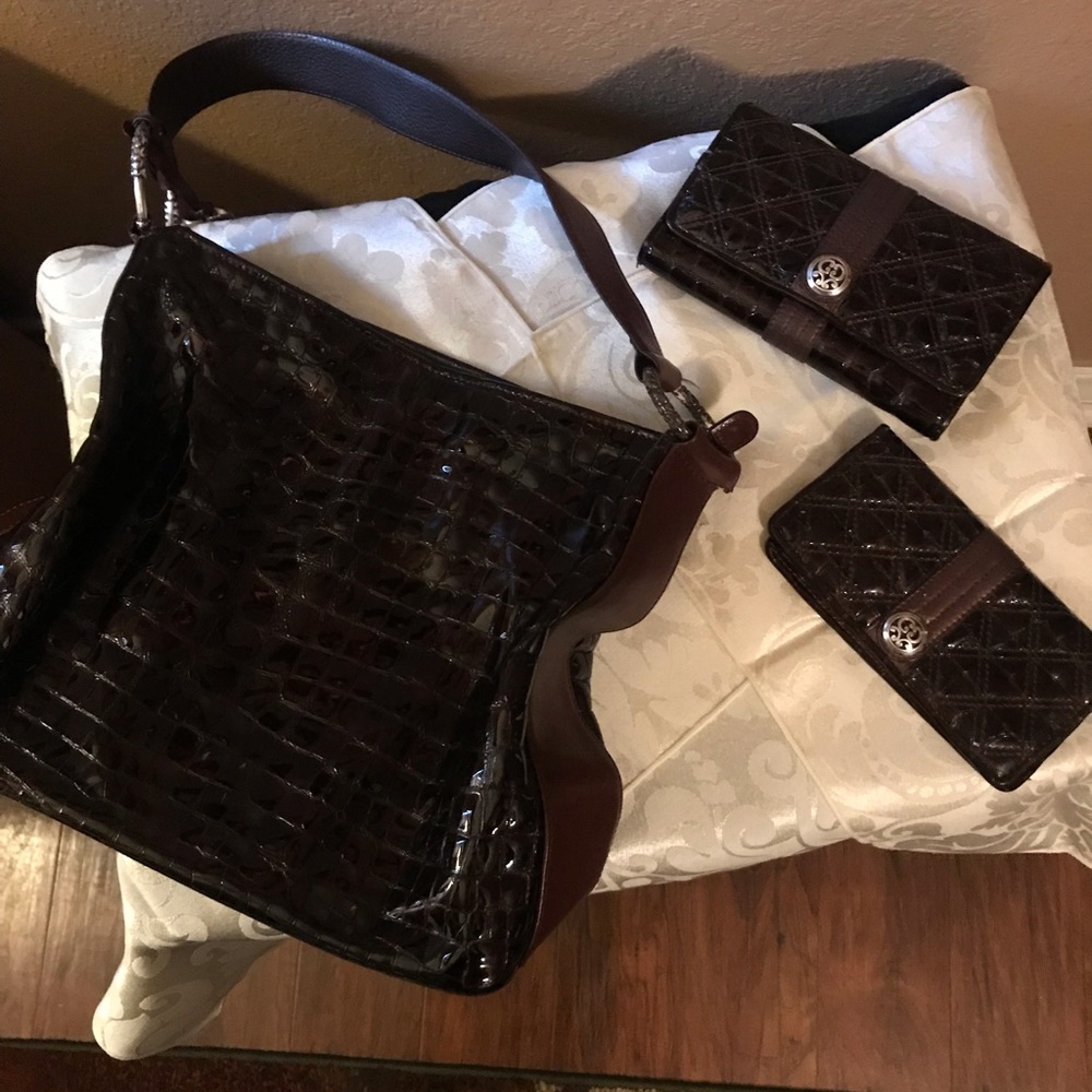 Brighton purse, wallet & ck book set.